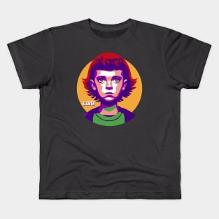 Eleven Stranger Things Portrait Kids T-Shirt